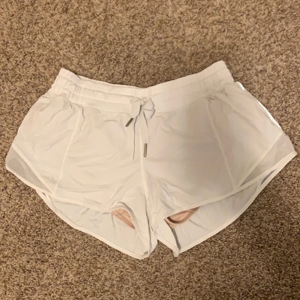White Lululemon Shorts